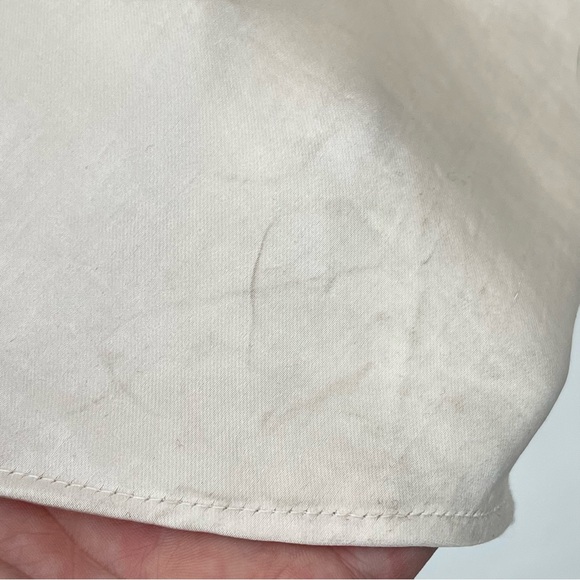 Elliatt XS Aleah Satin Dress Maxi Gown 0154 button cuff trumpet ruffle hi low - Picture 8 of 16